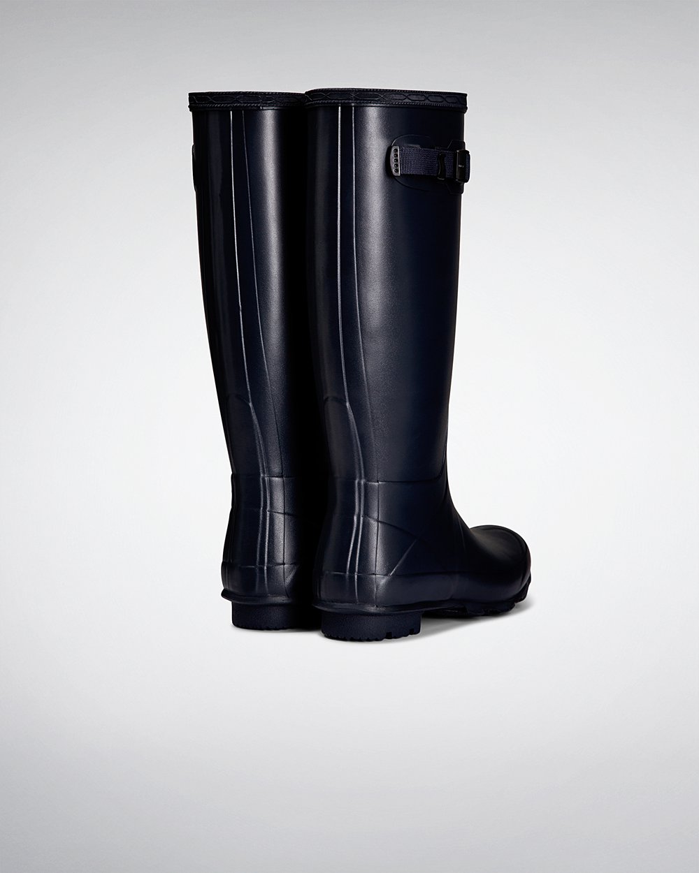 Galochas Altas Hunter Feminina Azul Marinho - Norris Field Neoprene Lined - 97CSUEFQJ